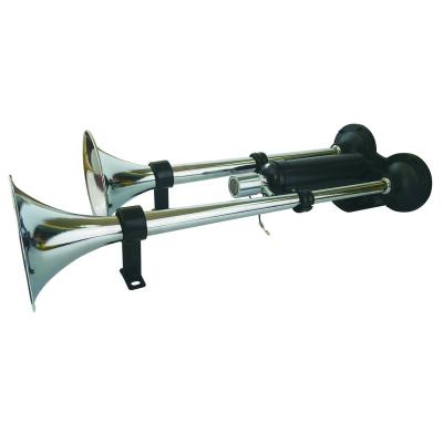 China Iron Big Iron Chrome Trumpets With Air Tank for sale