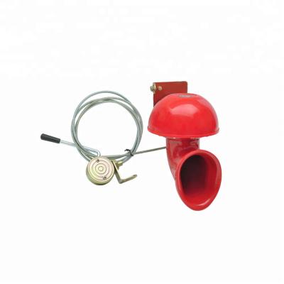 China Iron Car Truck Suv 12v Raging Bull Horn Metal Loud Sound Trumpet With Red Hand Pull Lever for sale