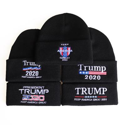 China Waterproof Keep America Great 2020 President Donald Trump Knitted Winter Hat for Supply for sale