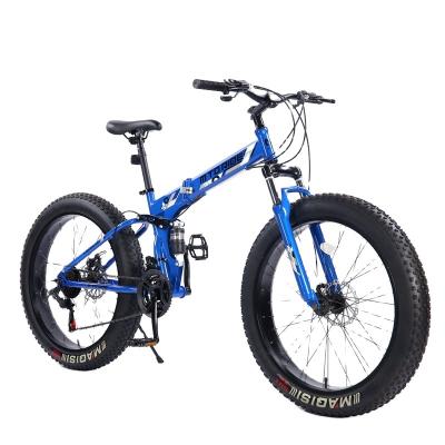 China Steel portable fat tire cycle for men, snow bike frame, big fat tire mountain bike for sale