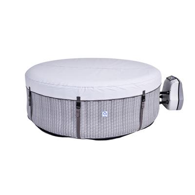 China Inset Modern Inflatable Bathtub Im Freien Modern Inflatable Bathtub Jilong Avenli Massager TV Hot Crazy Outdoor Spa Tub In China for sale