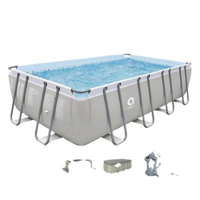 China Jilong Avenli outdoor water game above the ground steel ultra large swimming metal outside the frame for sale