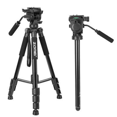 China Mini Digital Camera Zomei DSLR Camera Aluminum Alloy Tripod Pan Head Tripod Liquid Tripod Stand For Camera for sale