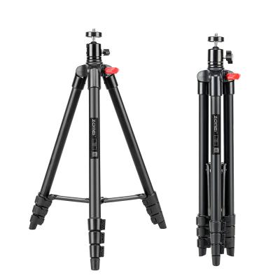 China ZOMEI PORTABLE Tripod for 54 Inch Travel Selfie Lightweight Aluminum Tripod with Tablet Phone Holder for Mobile for sale