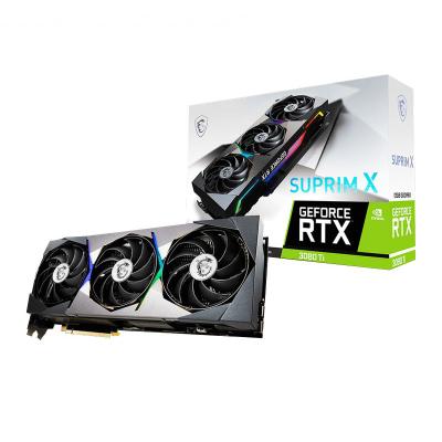 China Original Brand New RTX 3080ti Video Card MSI GeForce RTX 3080 Ti SUPRIM X 12G Gaming Graphics Card LHR 12GB GDDR6X for sale