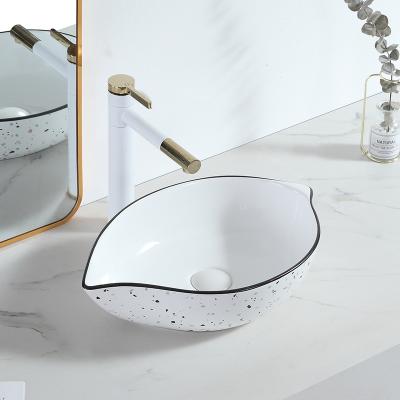 China Modern Ceramic Bathroom Basin Design Terrazzo Basin Italian Patent Yeson Design for sale