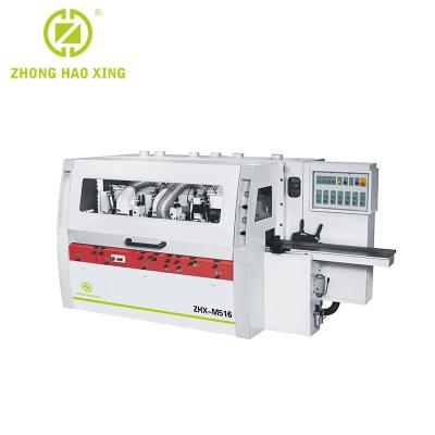 China Woodworking ZHX-M516 Woodworking machine 5 axis head planer 4side wood moulding machine for sale