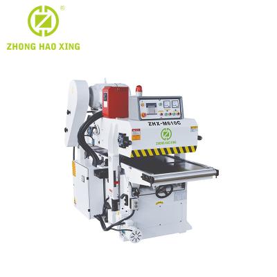 China Hotels High Speed ​​Frequency Adjustment Woodworking Double Planer Machine for sale