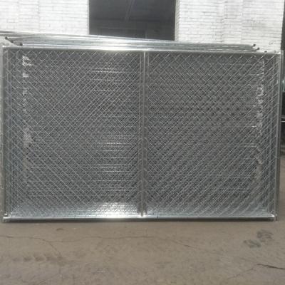 China Easily Assembled 6x9.5ft Temporary Chain Link Fence Panels for sale