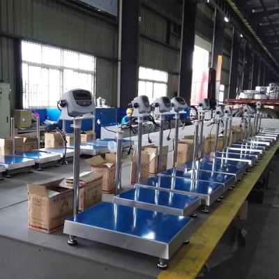 China Carbon Steel Platform 500 Kg Weighing Balance Bench Scale for sale