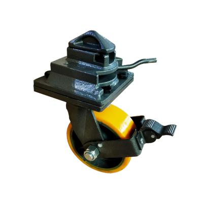 China 5 Ton Flat Free Shipping Container Wheel Caster for sale