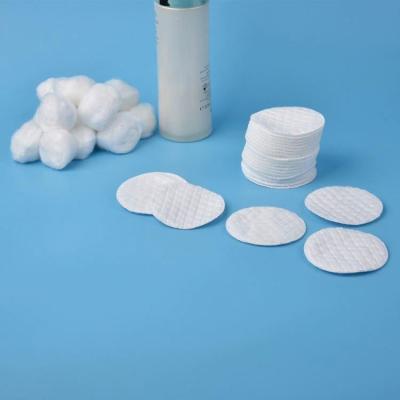 China Daily Cleansing And Make Up 100% Cotton Pads Pure Natural Natural White Sterile Female Makeup Cotton Round Pads for sale