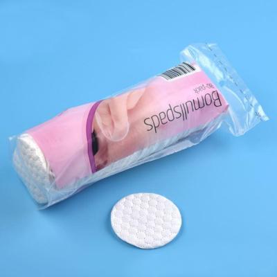 China Beauty Cosmetics Medical/Personal Care Disposable Round Nail Polish Removal Pad Cosmetic Cotton Pads for sale