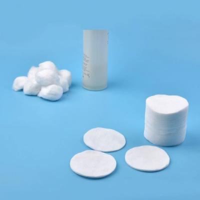 China Small Count 100 Medical / Personal Care Cosmetic 60 Pcs Round Best Facial Breath Cotton Pads for sale