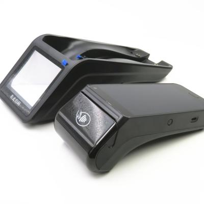 China Black And White Android PCI 5.X POS Terminal EDC Machine With 4G And NFC Payment for sale