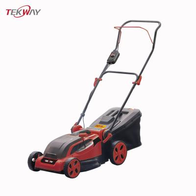 China Anti Skid Battery Lawn Mower With 36V Lithium Battery Grass Cutter 38cm Cutting Height for sale