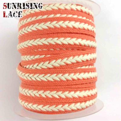 China 15mm durable soft cotton strong braided woven webbing for sale for sale