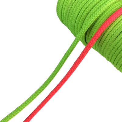 China Decorative Garment/Dress/Home Textile Round Polyester Nylon Colorful Knitting Braided Double Rope for sale