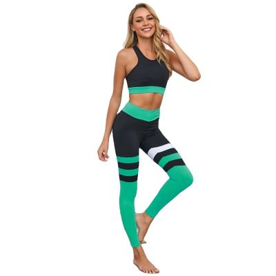 China Breathable Customize Apparel Making Leggings With Colorful High Waist Yoga Set Gym Yoga Fitness Wear Women for sale