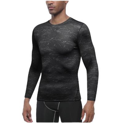 China Wholesale custom made high quality cheap gym long sleeve t shirts men QUICK DRY with factory direct selling price for sale