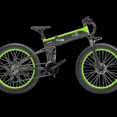 China Brand New BEZIOR X1500 26 Inch Oversize Electric Mountain Bike Motor 1500W 30-50km/h Aluminum Alloy Fat Tire for sale