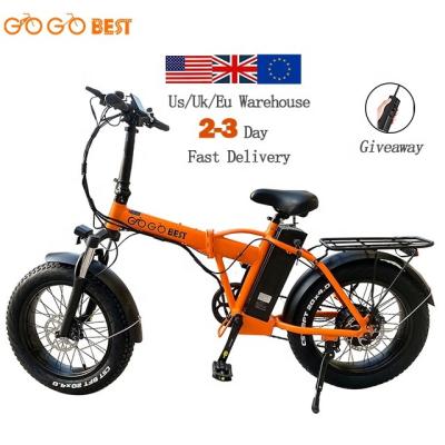 China Popular T/T Fire Blast Poland Warehouse Motor 1000W Folding Electric Bike GOGOBEST GF300 for sale