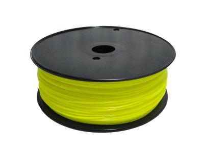 China UP 3D Printer Consumables 1.75mm 3D Printer Filament PLA Yellow , 1KG / Spool for sale