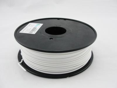 China Professional 3.0mm / 1.75mm 3D Printing Material Filament , White 3d Printing Plastic Material for sale