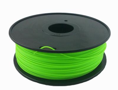 China Aanpassing 3.0mm Groene 3D Drukgloeidraad voor 3D Printerhardheid Te koop