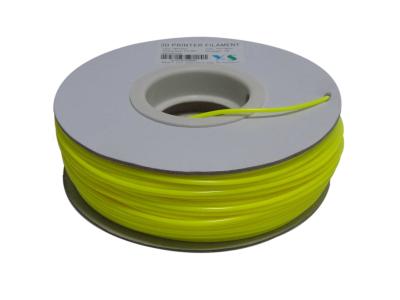 China Effective Yellow 3mm 3D Printer Filament , High Strength 3.0mm Consumables for sale