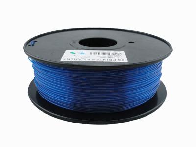 China PETG 3.0mm de Blauwe 3D Hoge Hardheid van de Printergloeidraad met Makebot Te koop