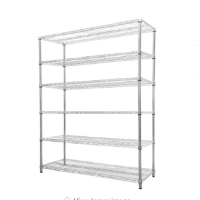 China Multilayer Corrosion Protection Storage Rack Shelf Metal With Wheels Racks Steel Shelving Storage for sale