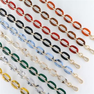 China 2020 Fashion Design Bag Chain Bulky Colorful Bag Chain Bag Accessories for sale