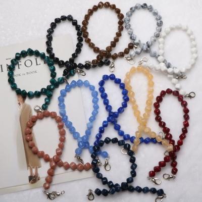 China Resin Fashion Custom Length Single Acrylic Beads Handle for sale