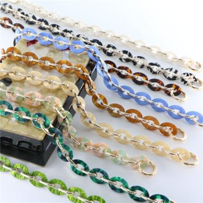 China Newest Style Chain Bag Fashion Universal Resin Turtle Chain Handles For Bags for sale