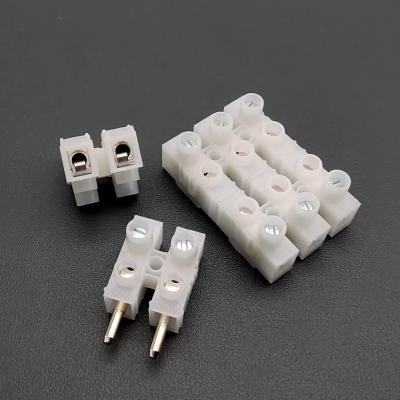 China 66 12 Pin Nylon H Type Horizontal Lock Screw Terminal Block Sockets / Vertical Socket Male And Female Socket Connector for sale