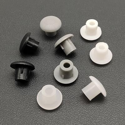 China Environmental Protection PP Round Plastic Screw Hole Wardrobe Furniture Socket 5mm Hole Outdoor Hood for sale