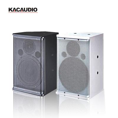 China Conference Black Studio Monitor White Indoor Passive Audio Sound System 8 Inch Professional Wooden Ktv Speaker for sale