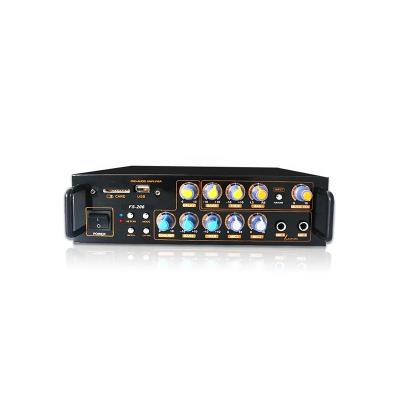 China Karaoke Compartment Best and High Quality Digital Echo Karaoke Amplifier With Remote Professional Audio Mixer Control for sale