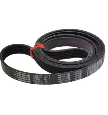 China Poly V belt 3pk/4pk/5pk/6pk/7pk/8pk/9pk/10pk/11pk/12pk high performance EPDM non-slippery fan belt for sale