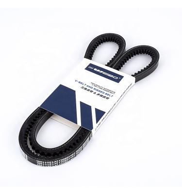 China High Quality Non-Slippery Raw Edged Rubber Auto Fan Belt AX/BX/CX/OX V-Belt Cogged Belt for sale