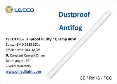 Chine Antipoussière mené 4 pieds de tube fluorescent de T8, SMD 2835 mené pour la gare ferroviaire à vendre