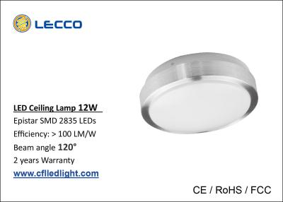 Chine 6400 cadre d'aluminium de la forme ronde 12W de lampe de plafond de la puissance élevée LED de K à vendre