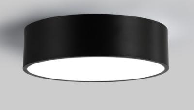 China 12W Surface Mounted LED Ceiling Lamp SMD 5730 Black Color IP20 for sale