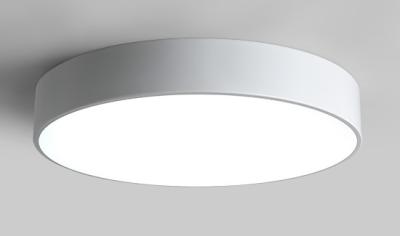 Chine Lampe pure de plafond du blanc LED, 24 corps extérieurs de fer menés par watt de plafonniers de bâti à vendre