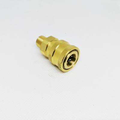 China Cleaning Company High Pressure Brass Midi Quick Release Coupler 3/8inch Fitting Male for sale