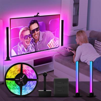 China LED Color Can Be Changed With Camera Nanxin TV Light Bar Dip TV Led Backlights With Camera Compatible With Alexa Google Assistant for sale