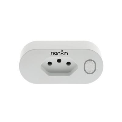 China White Power Overload Protection BR Detachable Plug Outlet Smart Wifi Socket for sale