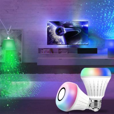 China Amazon Alexa Google Home IFTTT Music Colored High Lumen Led Flood Light Color Smart Bulb For Home Party for sale