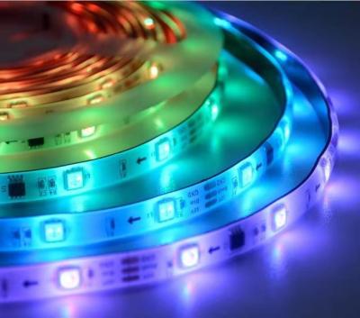 China Strip Works With Alexa High Quality RGB Emitting Color Flexible Waterproof Led Smart Light Strips For Party for sale